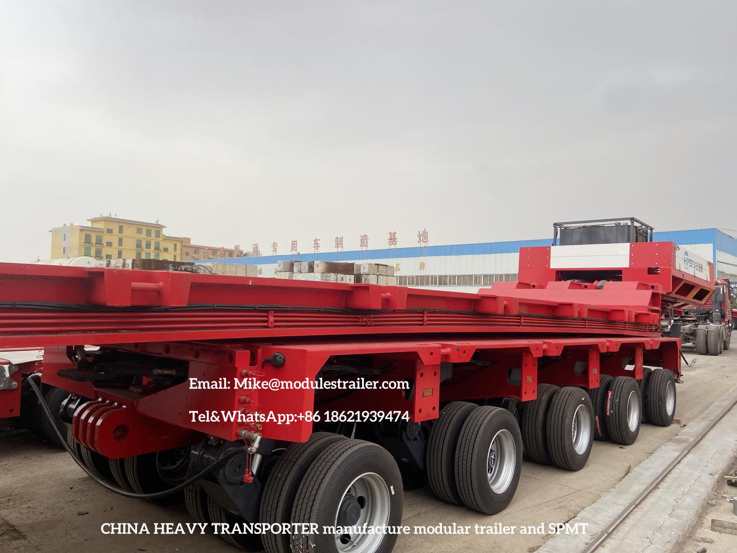 Nicolas modular trailer hydraulic platform trailermultiaxlemodulestrailer 12